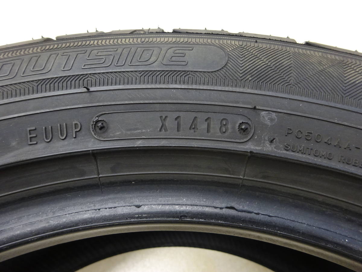 T-14　DL ENASAVE RV504　★225/55R17 97W★　4本　比較的 程度良好　溝あり　約9.5分山,約8.5分山　高年式　2018年式　人気サイズ　！_画像7