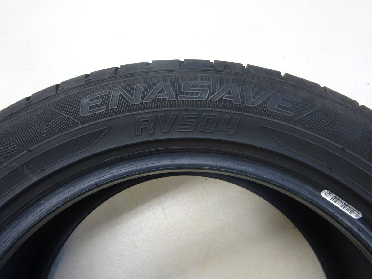 T-14　DL ENASAVE RV504　★225/55R17 97W★　4本　比較的 程度良好　溝あり　約9.5分山,約8.5分山　高年式　2018年式　人気サイズ　！_画像9