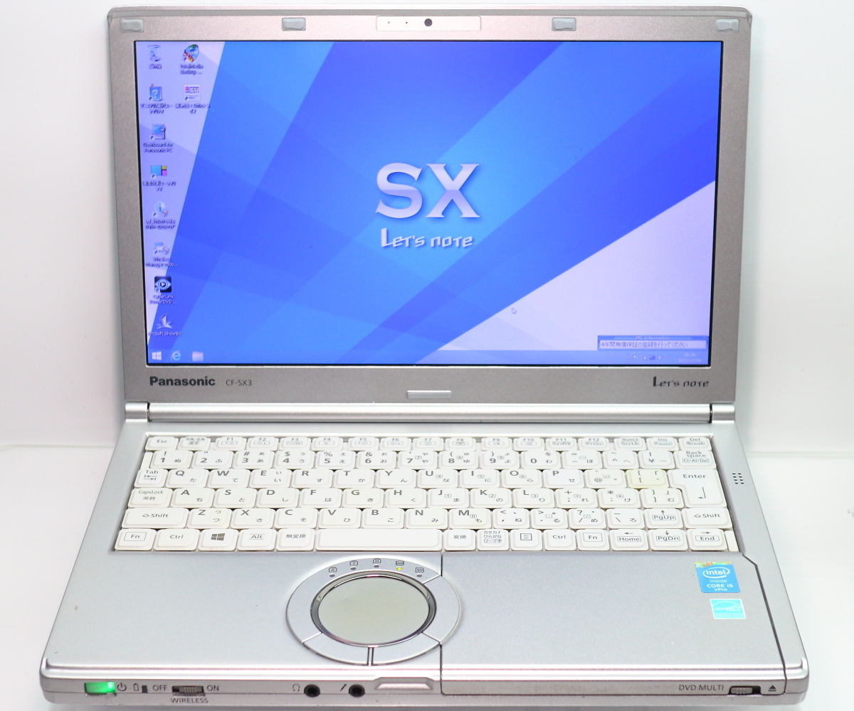 Panasonic Let’s note SX3 CF-SX3JDHTS/Core i5-4310U vPro/8GBメモリ/HDD320GB/DVDマルチ/12.1TFT HD+/Windows8.1 Pro 64ビット #1104