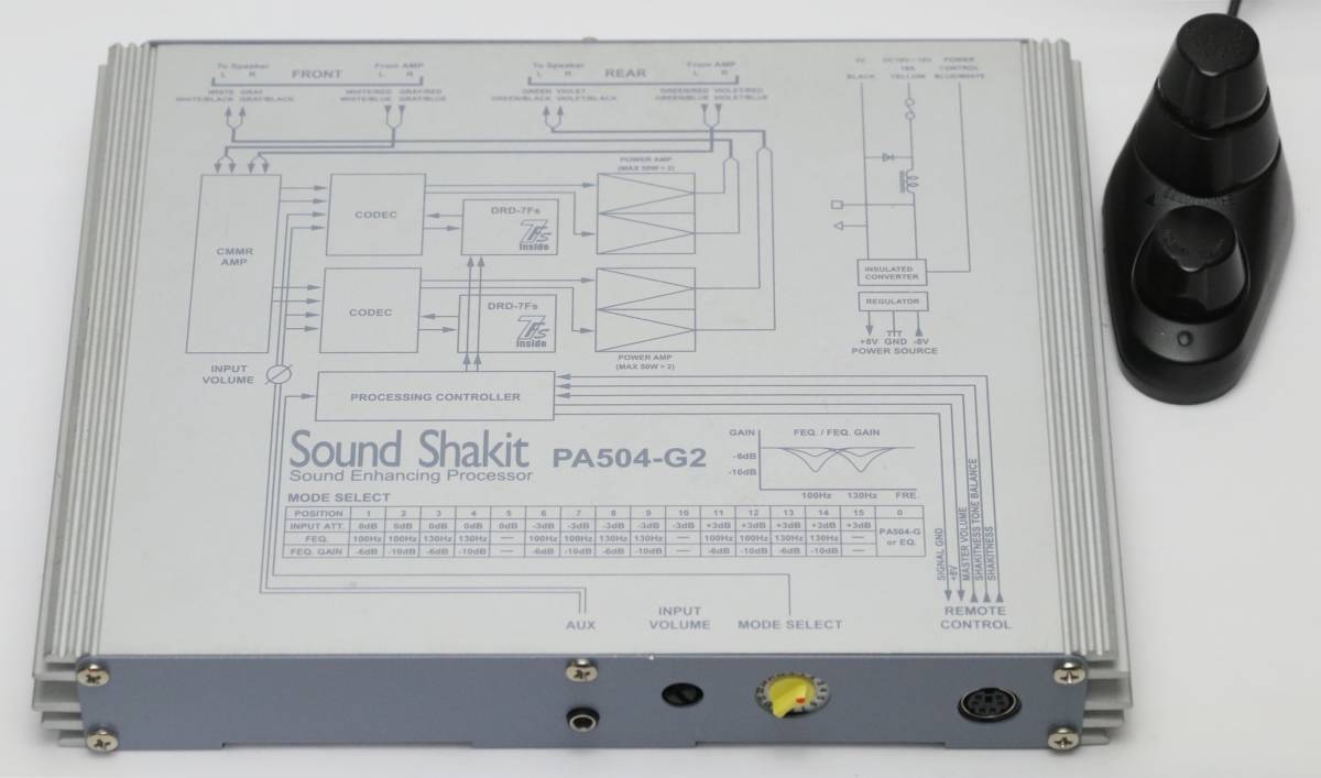 サウンドサイエンス サウンドシャキット PA504-G2 低音増強音質改善 中古良品