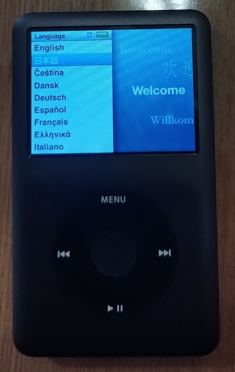 iPod classic Apple アイポッド アップル クラシック 160GB A1238 ワンオーナー ブラック 中古_画像2