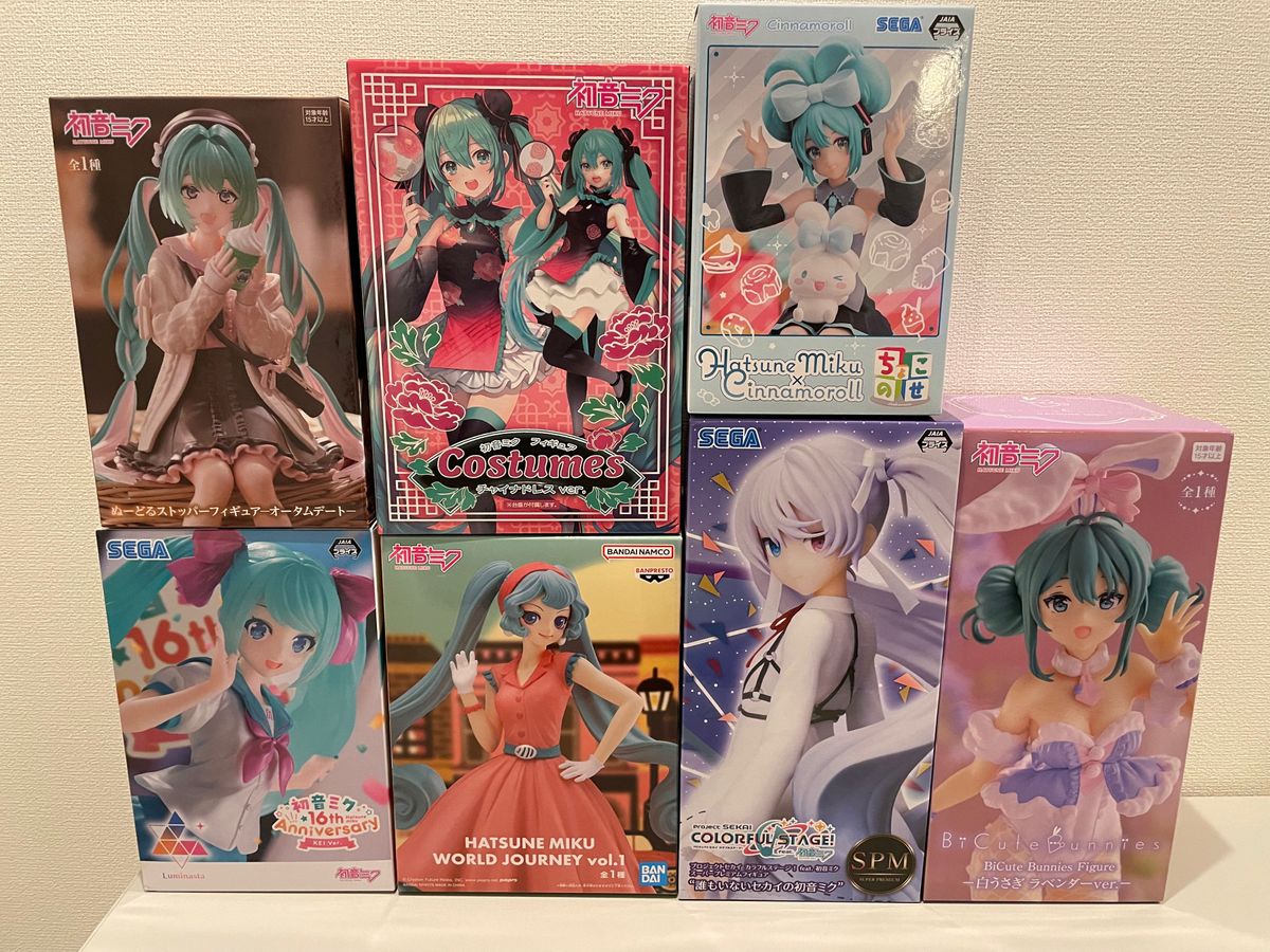 初音ミク】フィギュア まとめ売り 7点セット｜Yahoo!フリマ（旧