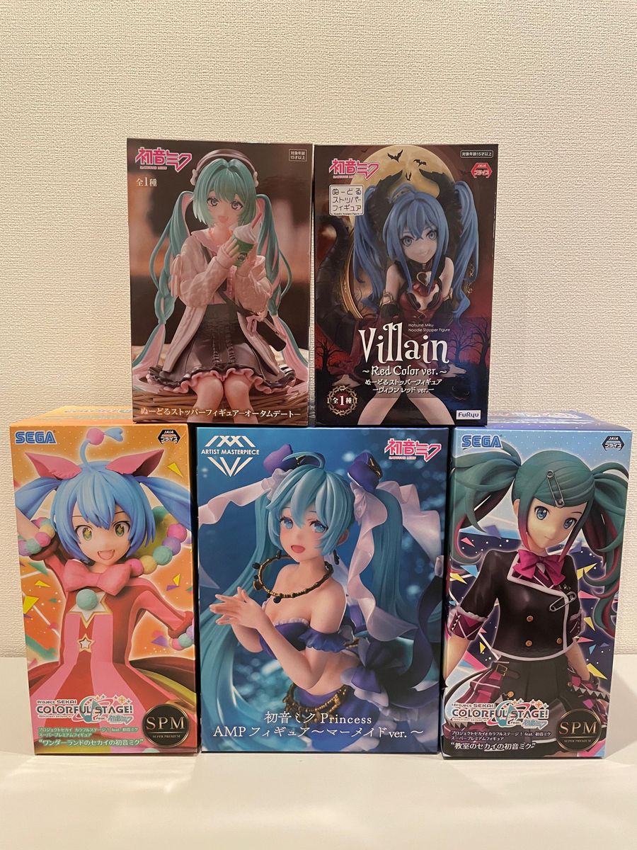初音ミク】フィギュア まとめ売り 5点セット|Yahoo!フリマ(旧PayPay