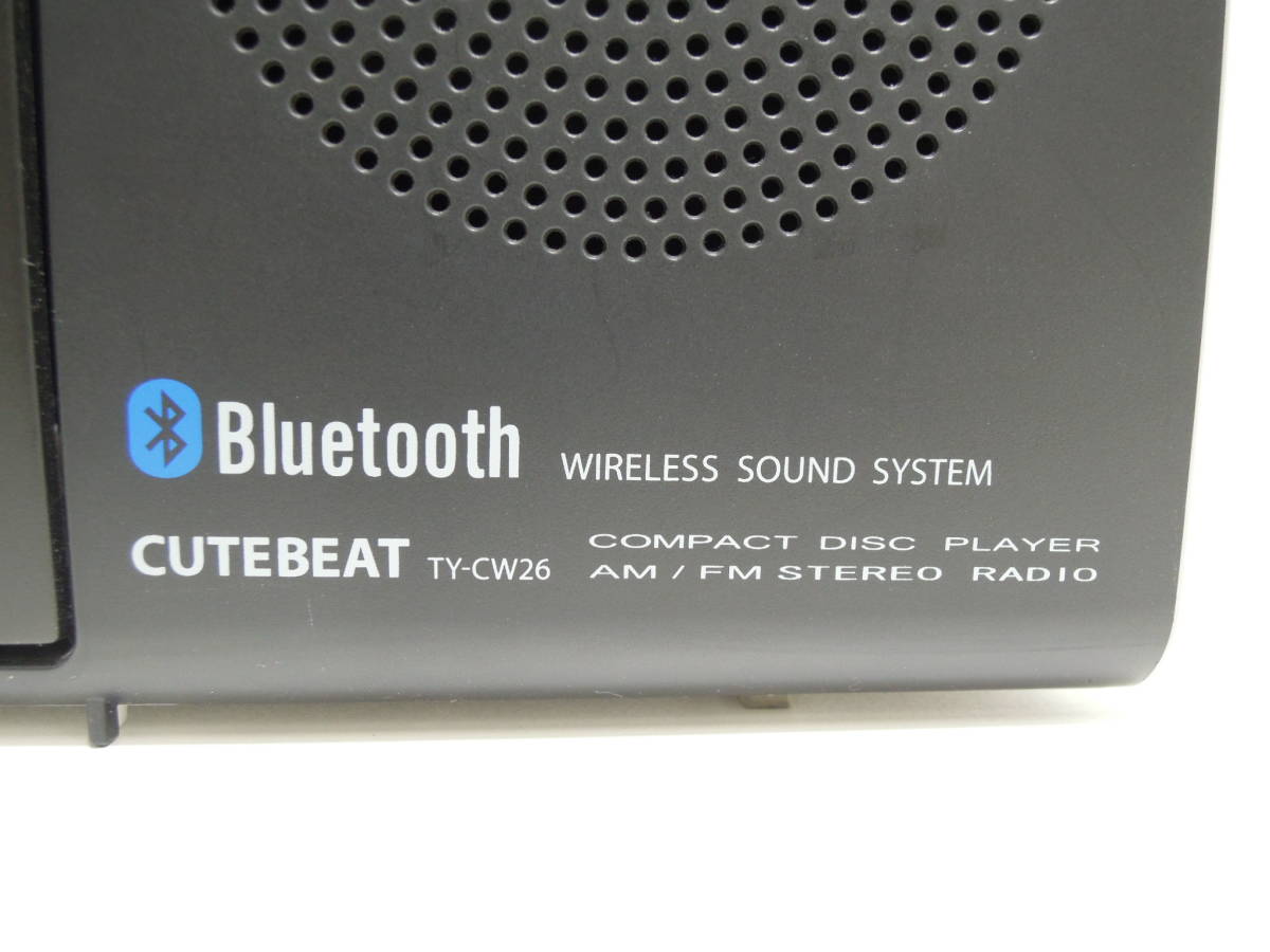 音楽祭 東芝 CD ラジオ TY-CW26 Bluetooth 通電のみ確認済み TOSHIBA 画像でご確認下さい_画像5