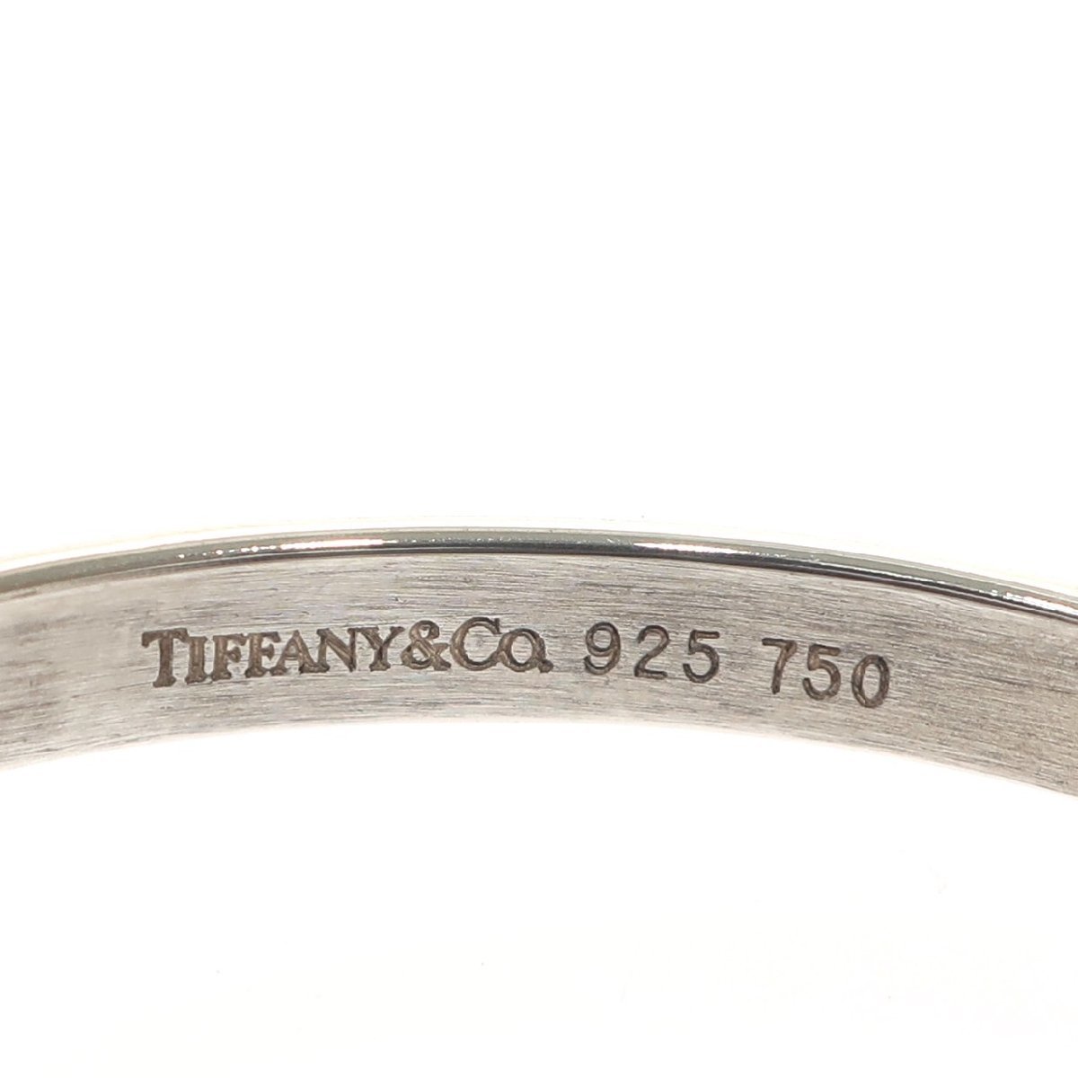 1円スタート 美品 TIFFANY&Co. ティファニー フック＆アイ ブレスレット コンビ SV925 K18 18K 750 18金 バングル アクセサリー_画像7