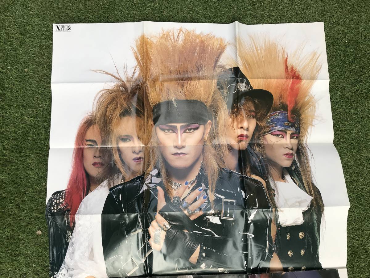 X JAPAN X-PHOTO＆TALK 付属 特大ポスター 縦約169cm 横約93cm