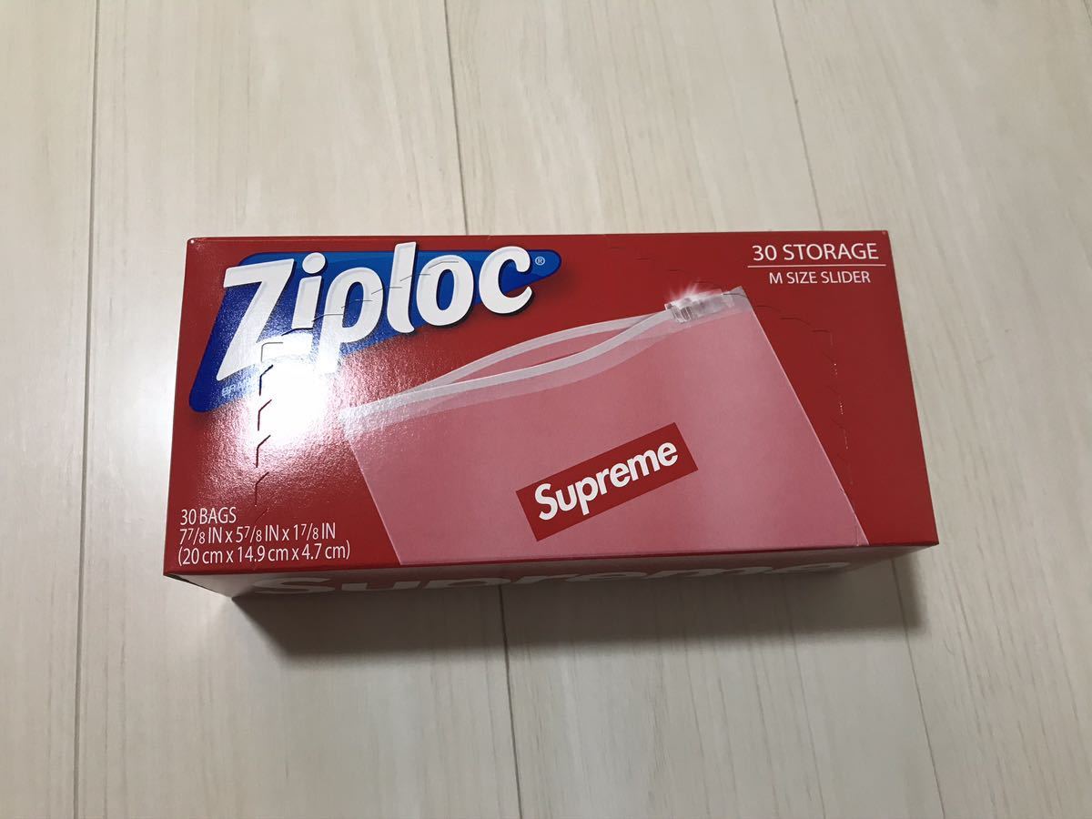 Supreme Ziploc Bags (Box of 30) 30枚入り 新品未使用 未開封 シュプリーム ジップロック ボックスロゴ box logo バッグ 袋_画像2