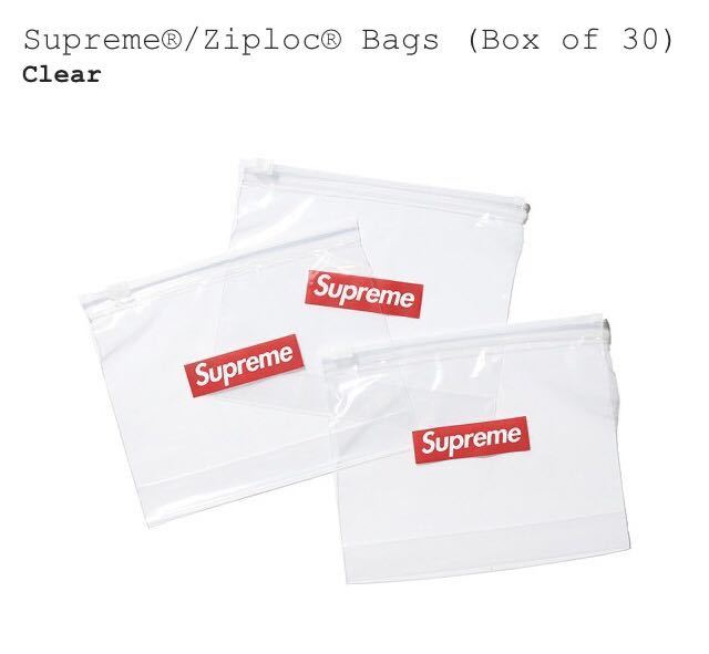 Supreme Ziploc Bags (Box of 30) 30枚入り 新品未使用 未開封 シュプリーム ジップロック ボックスロゴ box logo バッグ 袋_画像4