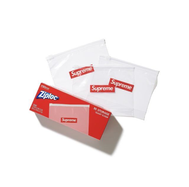 Supreme Ziploc Bags (Box of 30) 30枚入り 新品未使用 未開封 シュプリーム ジップロック ボックスロゴ box logo バッグ 袋_画像3