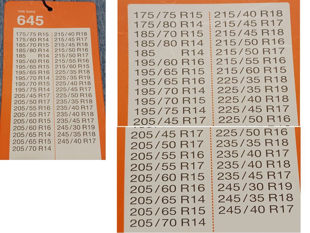 AutoSock オートソック 645 布製タイヤチェーン　未開封/未使用_画像2