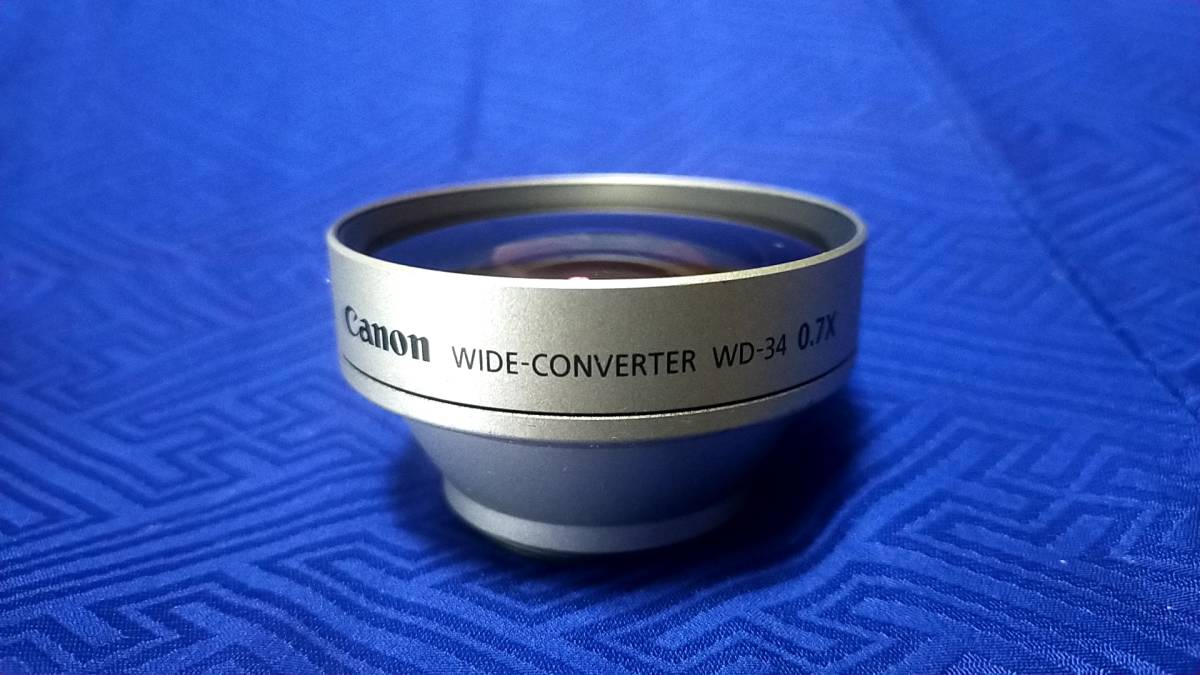 [A-22-15]CANON WIDE-CONVERTER WD-34 0.7X　中古　一眼レンズ_画像3