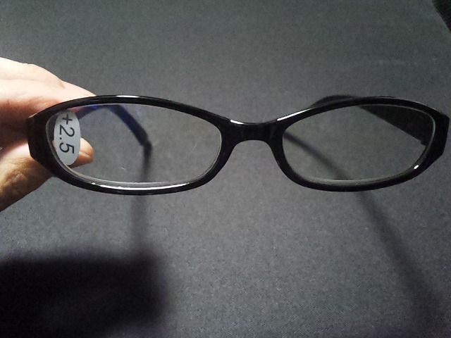 ★即決・新品★ＰＣメガネ 老眼鏡 度数＋2.5 ブルーライト40％カット　眼鏡 _画像3