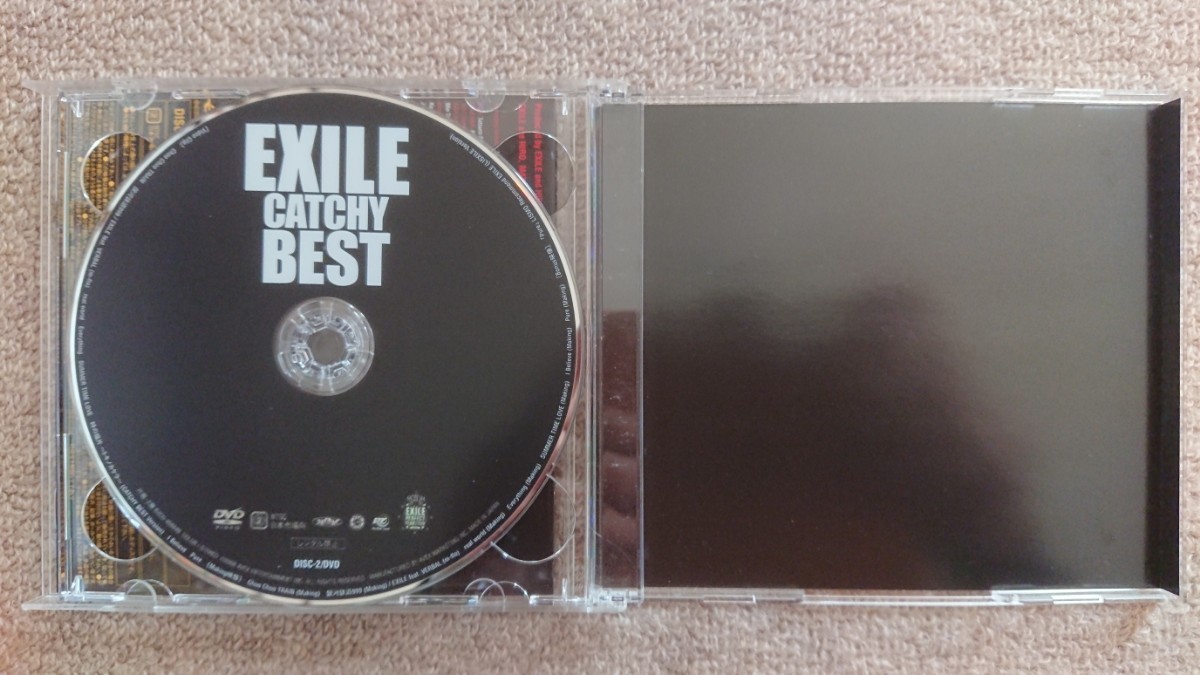 EXILE 「CATCHY BEST」　CD+DVD 2枚組_画像3