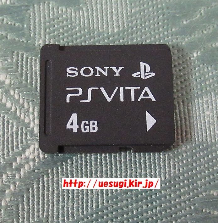 PSVita 純正 メモリーカード 4GB (SONY PlayStation Vita)PS VITA_画像1