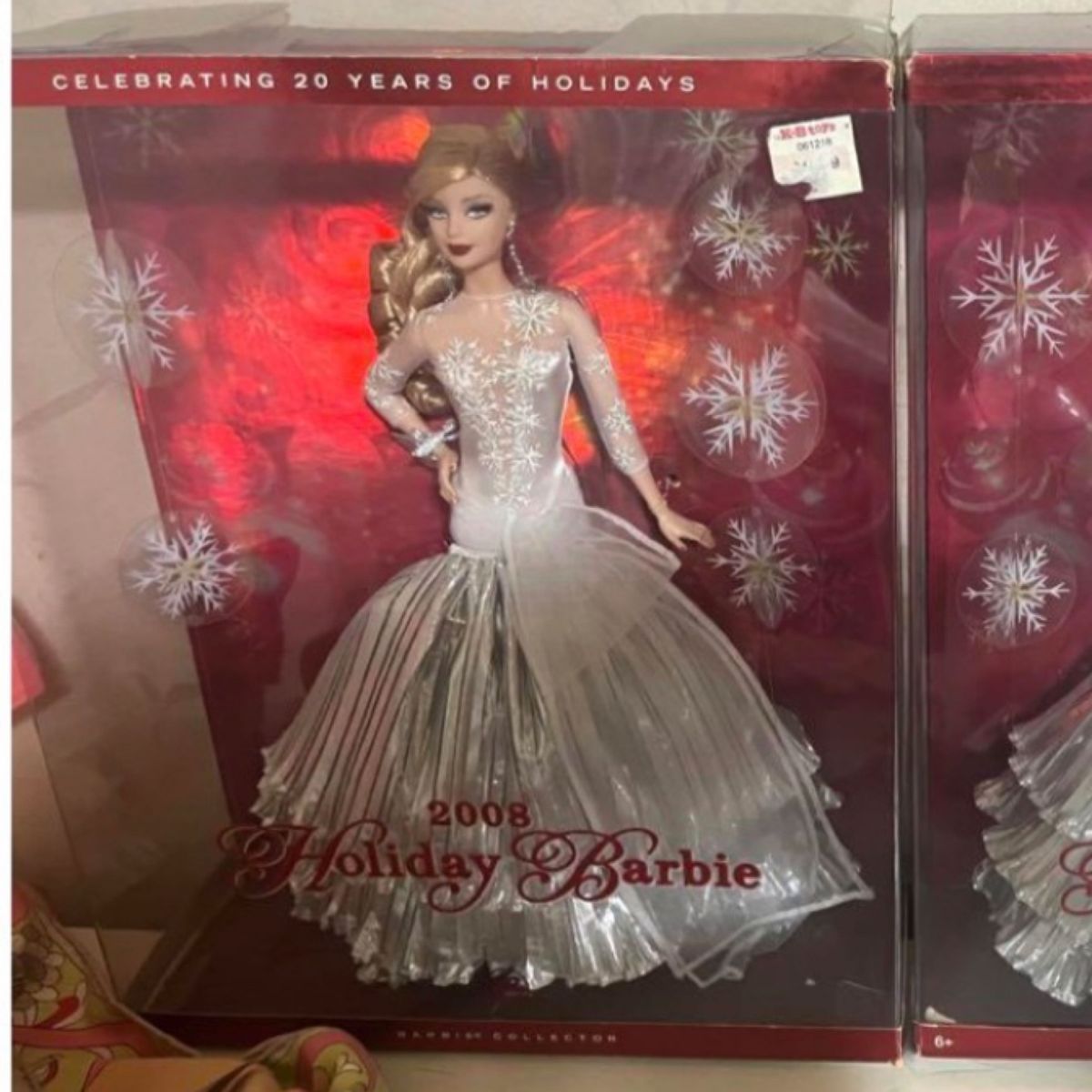 新品未開封/20周年2008年holidayバービードールフィギュアセット Barbie バービー バービー人形 コレクション