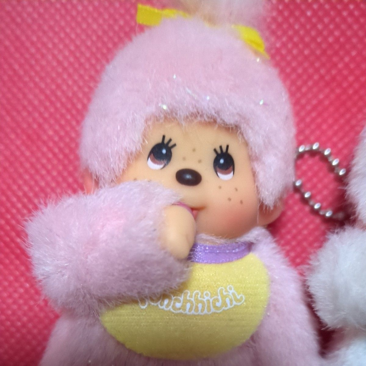 モンチッチ ボールチェーン ぬいぐるみ ラメ入り セキグチ 2体 モンチッチ ボールチェーン ぬいぐるみ ラメ入り セキグチ 2体