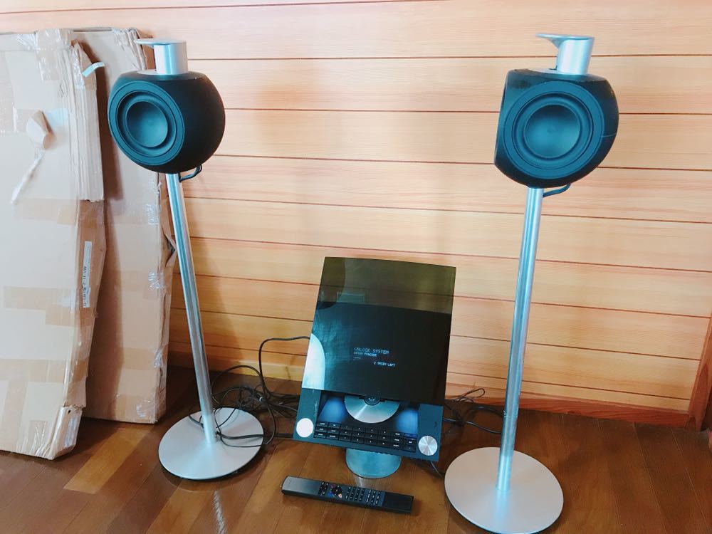  原文:◆バング&オルフセン/bang&olufsen BeoSound 4 スピーカーセット リモコン付き 動作品◆