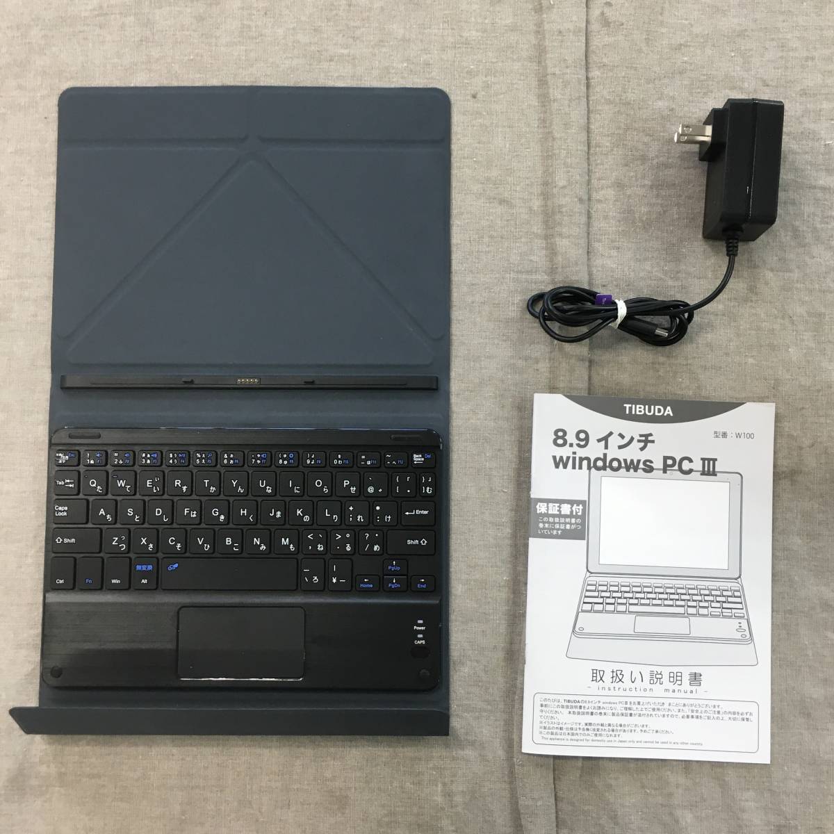 ジャンク品 Tibuda W100 Windows 11 タブレットPC インテル Celeron