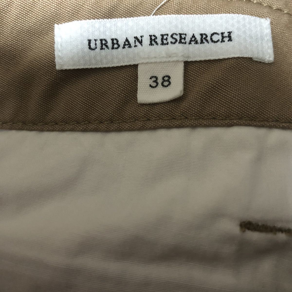 ☆ 【 URBAN RESEARCH 】★M65タイプ コットン カーゴパンツ★サイズ38 ベージュの画像4