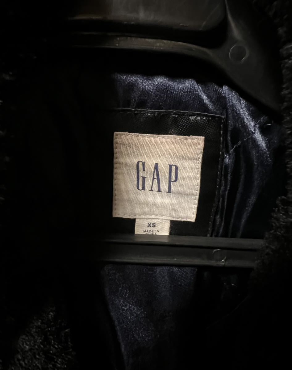 GAP Gap flight jacket lady's fur jacket black 
