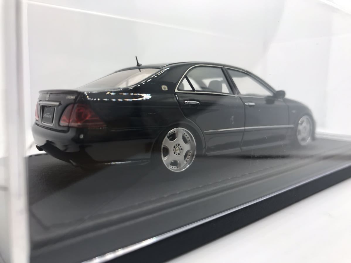 イグニッションモデル ignition model IG1503 [1/43スケール Toyota Crown （GRS180） 3.5 Athlete Black] ゼロクラウンの画像3