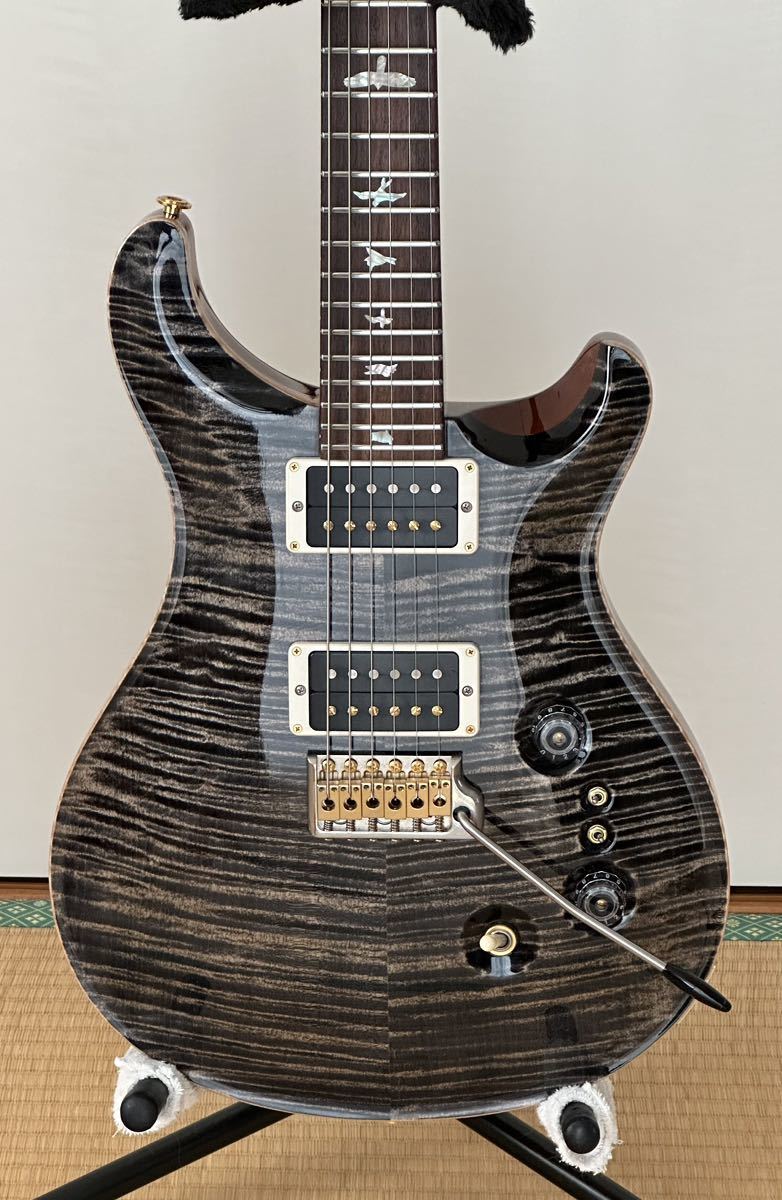 PRS（Paul Reed Smith）35th Anniversary Custom 24 10 Top Pattern Thin Charcoal ステンレスフレットの画像2