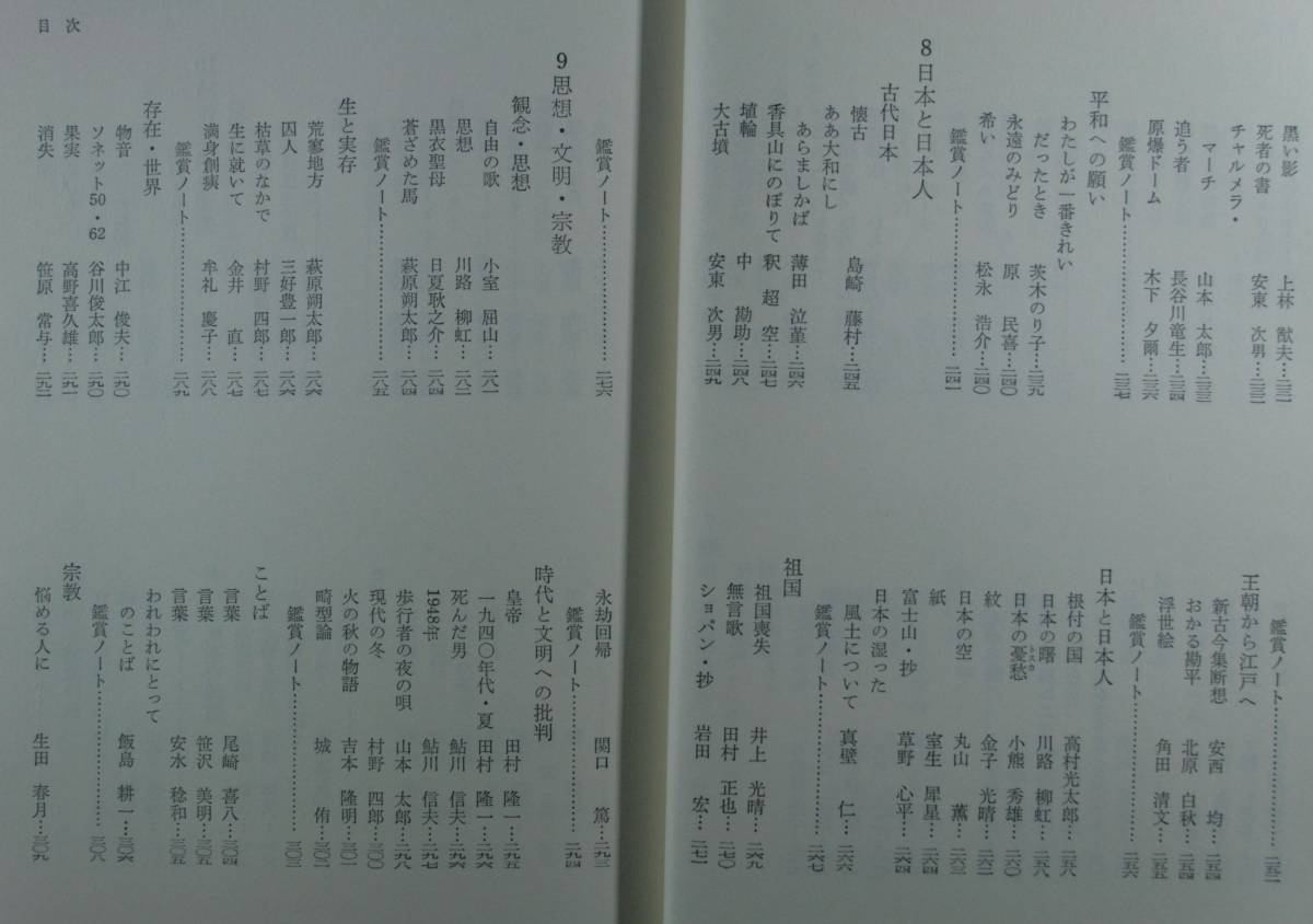 日本の名詩 鑑賞のためのアンソロジー （大和書房） 小海永二／編（単行本）の画像8