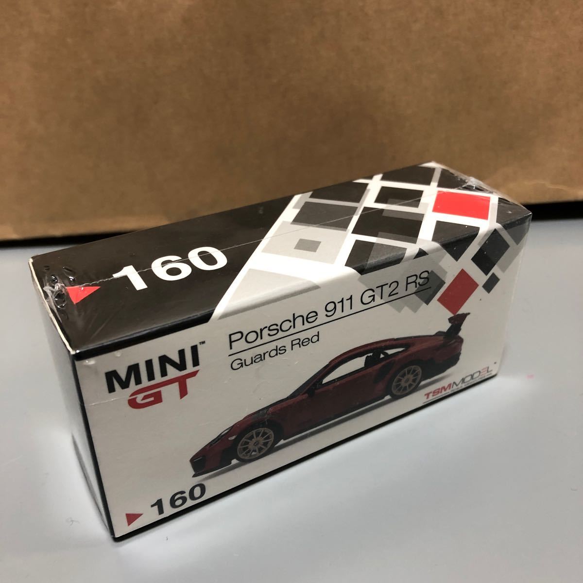 1円 スタート 台湾限定 TSM MINIGT MINI GT1/64 ポルシェ 911 GT2 RS Guards Red_画像3