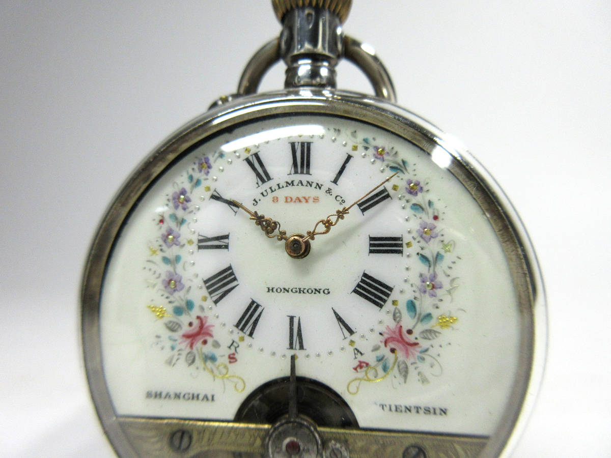 【お試し価格!】 J.ULLMANN&CO ウルマン アンティーク 1880年~1934年 8DAYS 手巻き