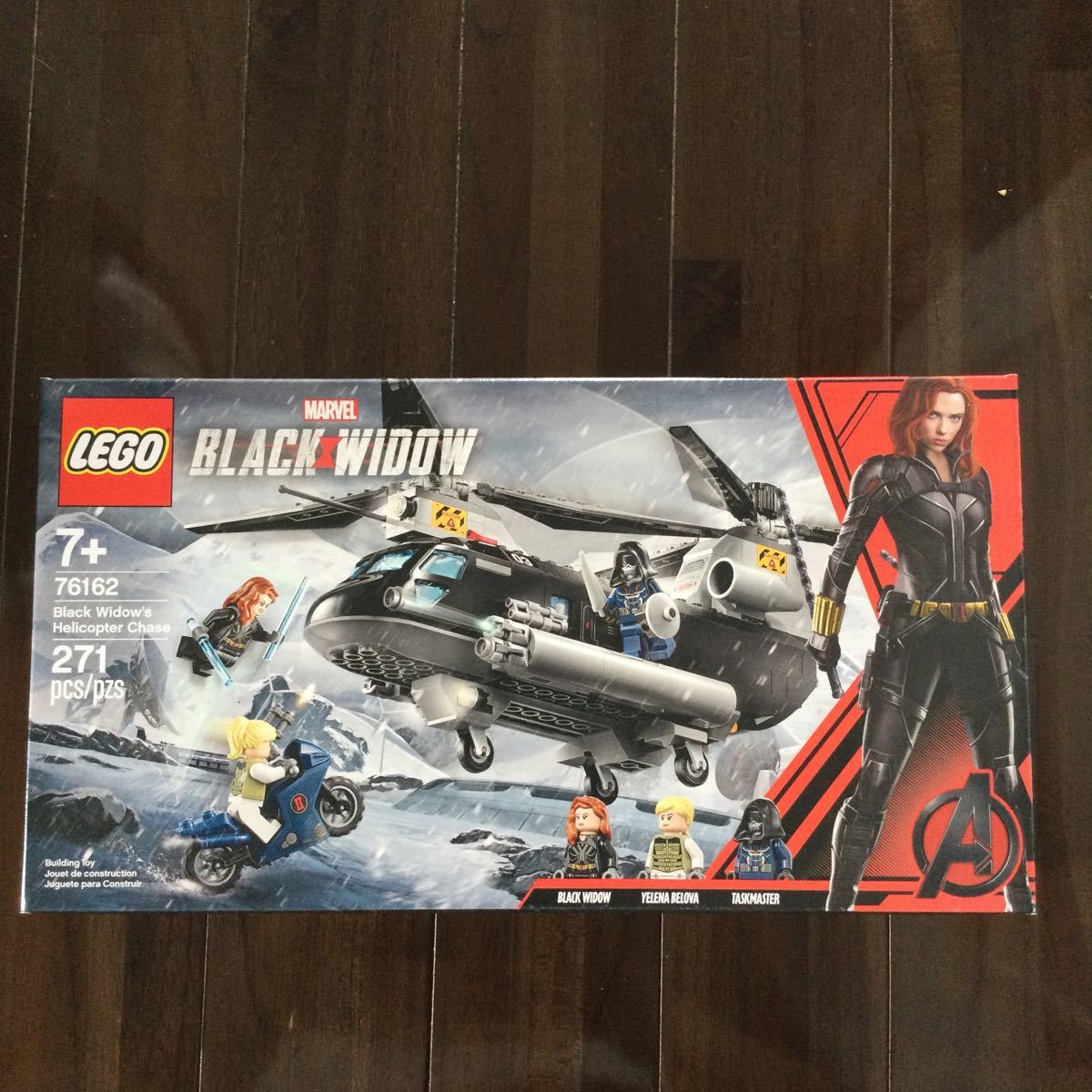 レゴ Lego 76162 ブラック・ウィドウのヘリコプター・チェイス 未開封_画像1