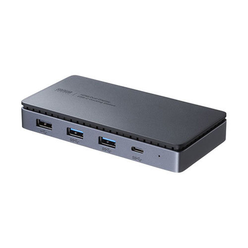 サンワサプライ USB Type-Cドッキングステーション HDMI×2画面出力対応 USB-CVDK15_画像1