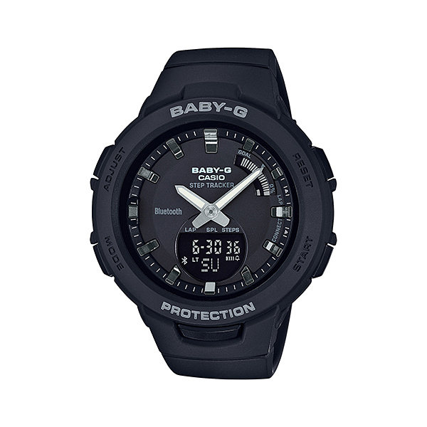 カシオ CASIO 腕時計 レディース BSA-B100-1AJF BABY-G クォーツ ブラック国内正規