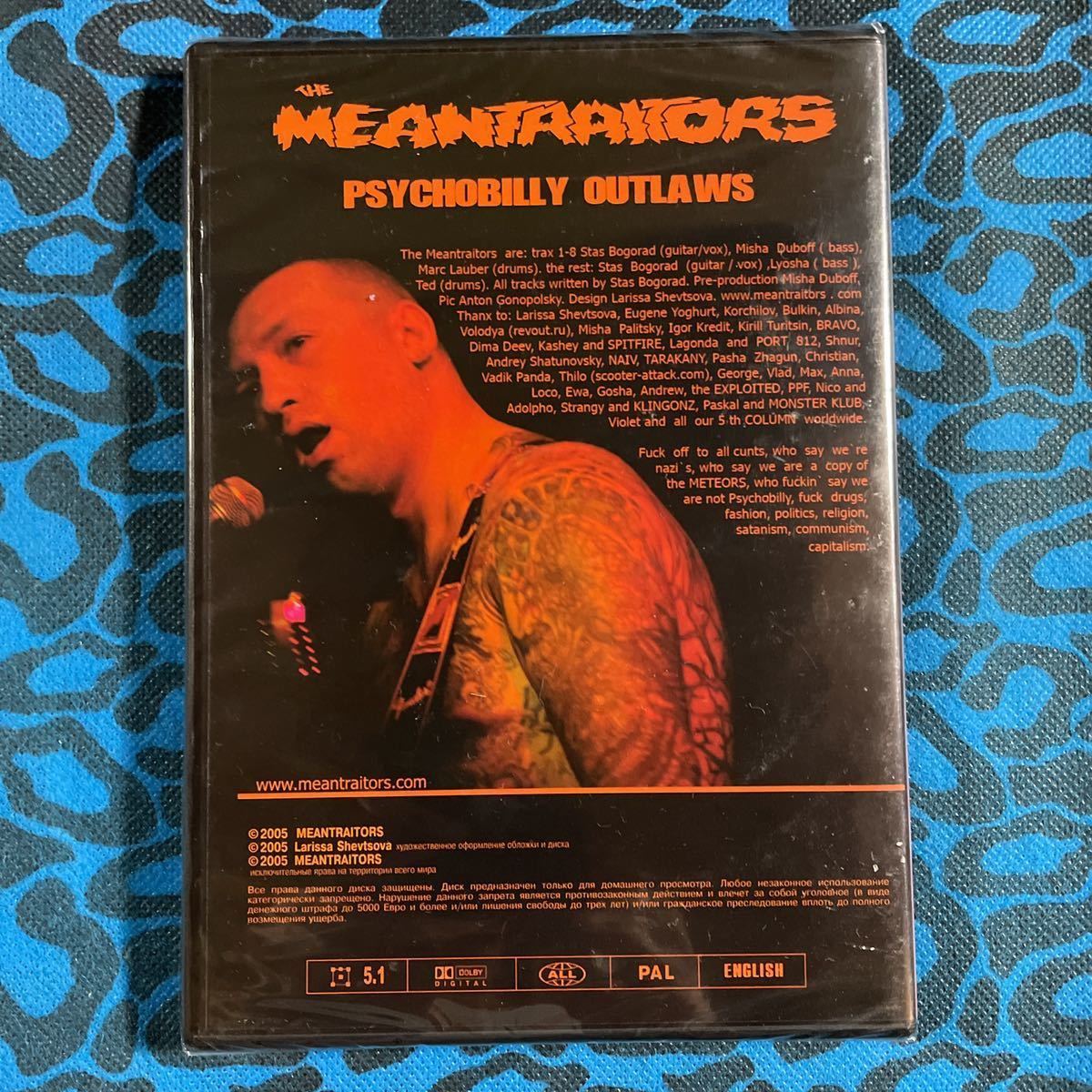 THE MEANTRAITORS DVD PSYCHOBILLY OUTLAWSサイコビリーネオロカビリーロカビリーパンク　ロックンロール_画像2