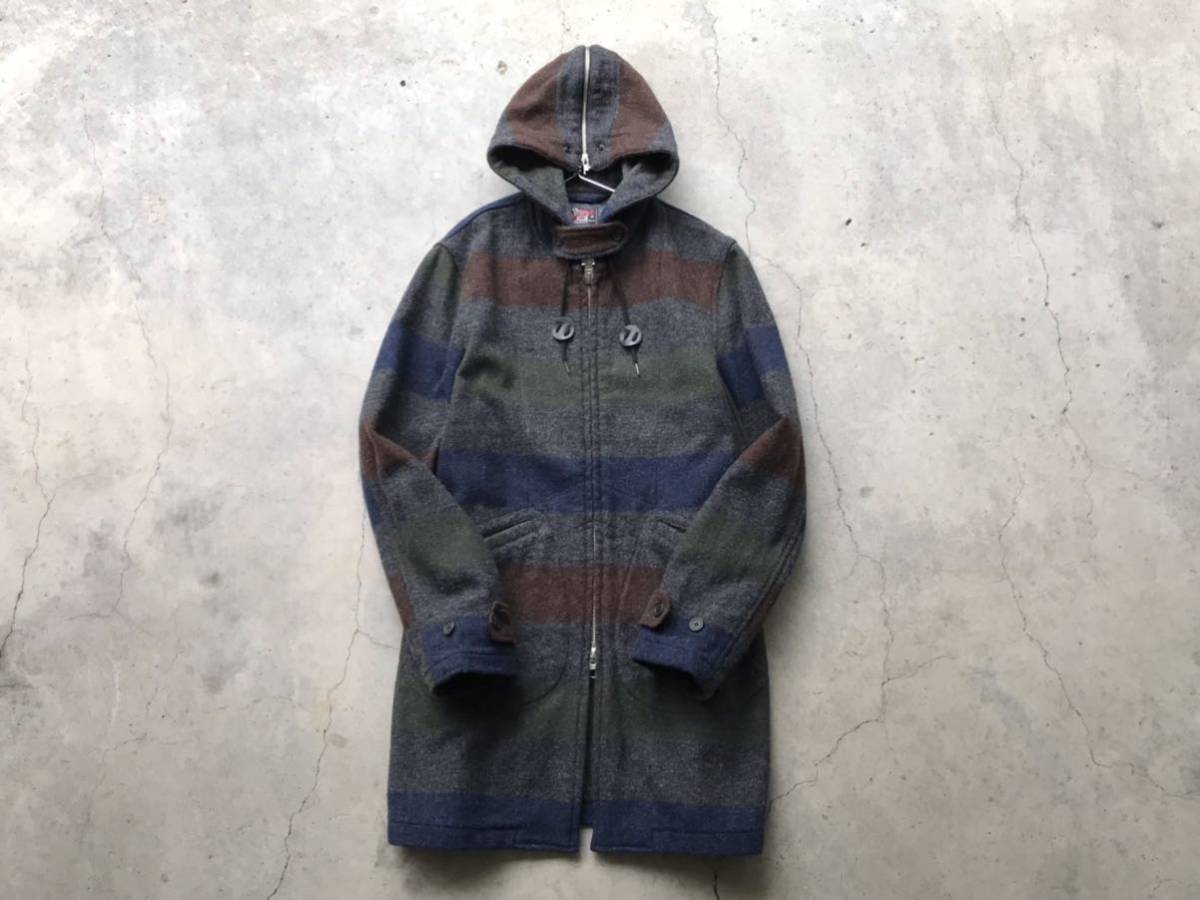 USA製 WOOLRICH WOOLEN MILLS 圧縮加工 ウール モッズコート M ウールリッチウーレンミルズ メンズ ブルゾン ジャケット M-51 M-65_画像2