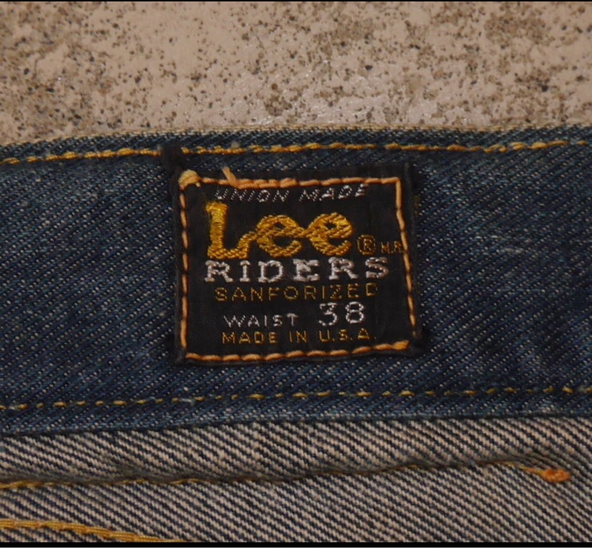 Lee リー 101zストレート 実物ビンテージ 1960年代 サイド黒タグ Lee リー 101zストレート 実物ビンテージ 1960年代 サイド黒タグ