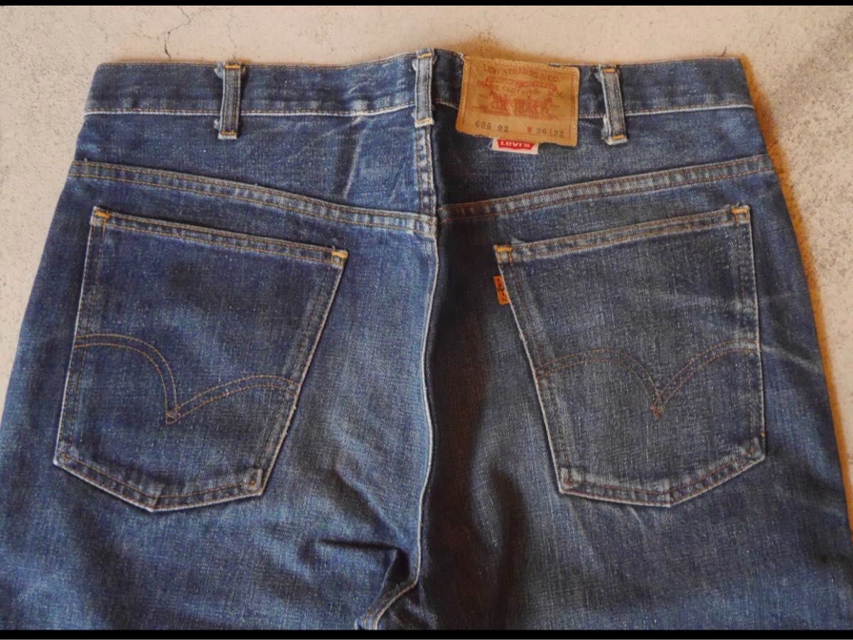 LEVI'S リーバイス 1960年代 606スリム Big-E オレンジタブ 均等 LEVI'S リーバイス 1960年代 606スリム Big-E オレンジタブ 均等