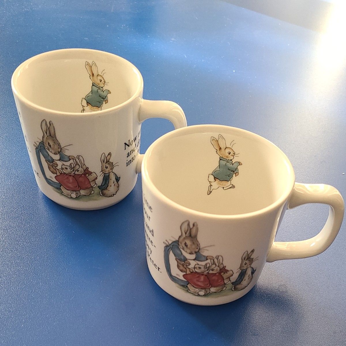 【旧刻印】WEDGWOOD ウェッジウッド ピーターラビット マグカップ　2個セット