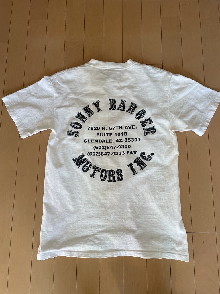 サニー ソニー バージャー モーターズ ヘルズエンジェルズ ポケット Tシャツ hells angels ソニー・バーガー バイカー ヘルスエンジェルス_画像1