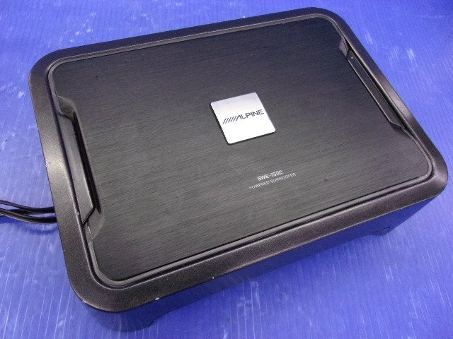 T【271】ALPINE アルパイン パワードサブウーファー SWE-1500 チューンナップウーファー_画像2