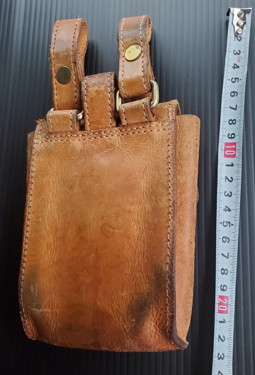  leather made cigarettes case case used Harley rider .