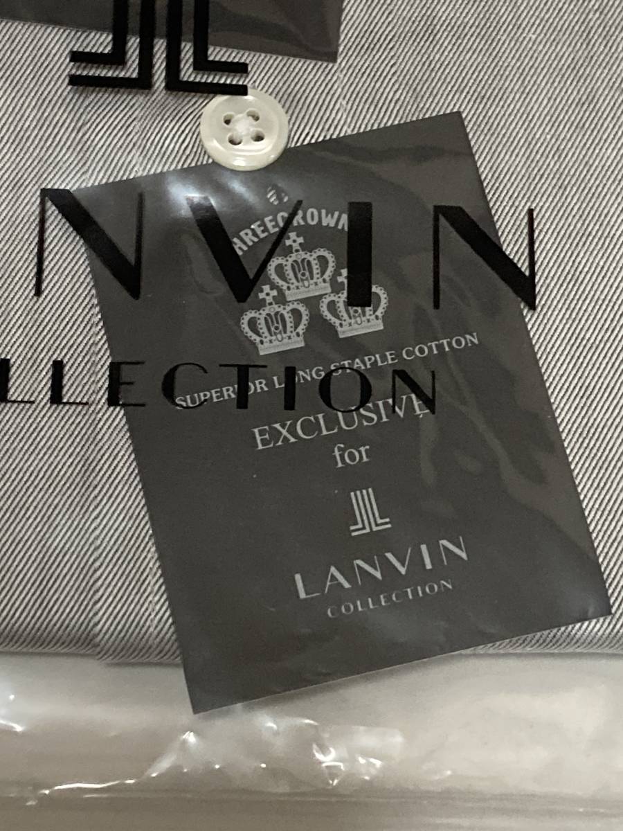 未使用　長袖シャツ　メンズ　LANVIN COLLECTION　サイズ44-84　綿100％　紳士服　ZLD840-280 ドレスシャツ　ワイシャツ_画像3