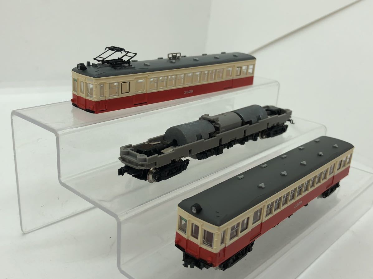 M車 動作確認済 鉄道コレクション第14弾　大井川鉄道クハ2829/モハ3829　2両セット　鉄コレ　大井川鐡道　名鉄3800 1円〜_画像1