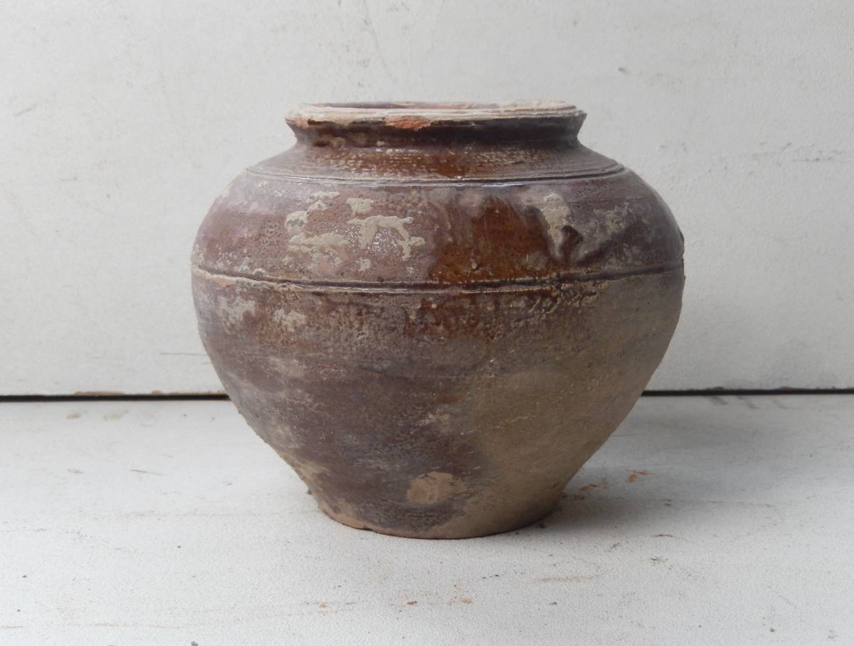 中国古玩 褐釉 壺をアップしました！！　by tokikistaff