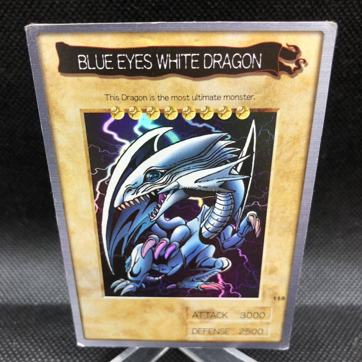  Yugioh Bandai version English inscription blue eye. white dragon . Blue Eye z white Dragon kila