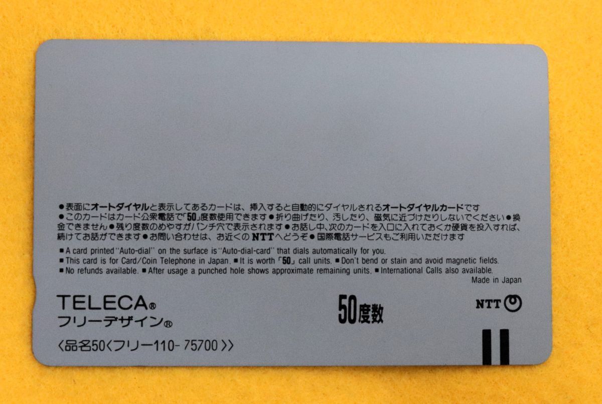 【未使用テレカ50度】新日本証券 東京ディズニーランド ミッキー ミニー ドナルド チップ デール グーフィ プルート テレホンカード 未使用_画像2