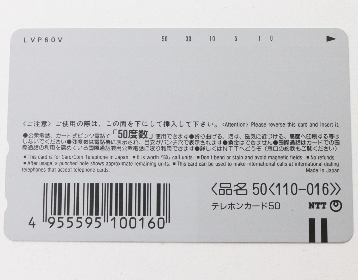 広末涼子 20th ANNIVERSARY WEEKLY YOUNG JUMP 50度数 テレホンカード テレカ 未使用 送料84円_画像2