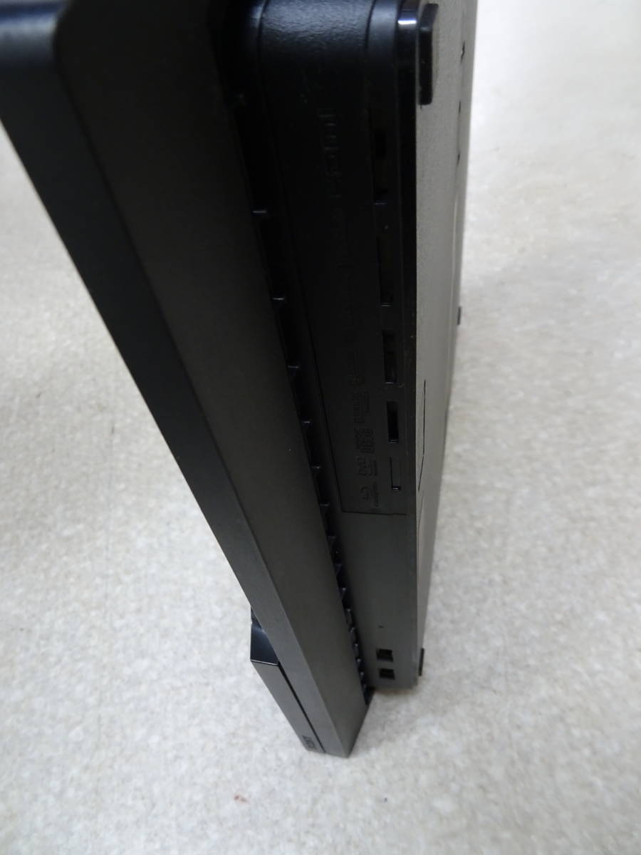 PS3本体 SONY CECH-3000A 160GB チャコールブラック 通電のみ確認品 激安1円スタート_画像6