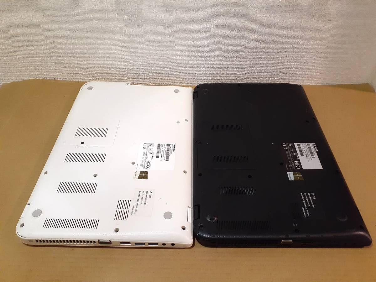 TOSHIBA dynabook T553/67JW Core i7-4700MQ/メモリ4GB・T554/45KB Core i3-4005U/メモリなし（？）【ジャンク2台】_画像3