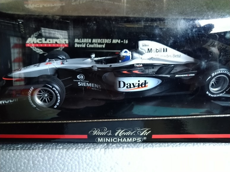PMA 1/18 McLaren Mercedes MP/16 NO4 D.Coulthard-