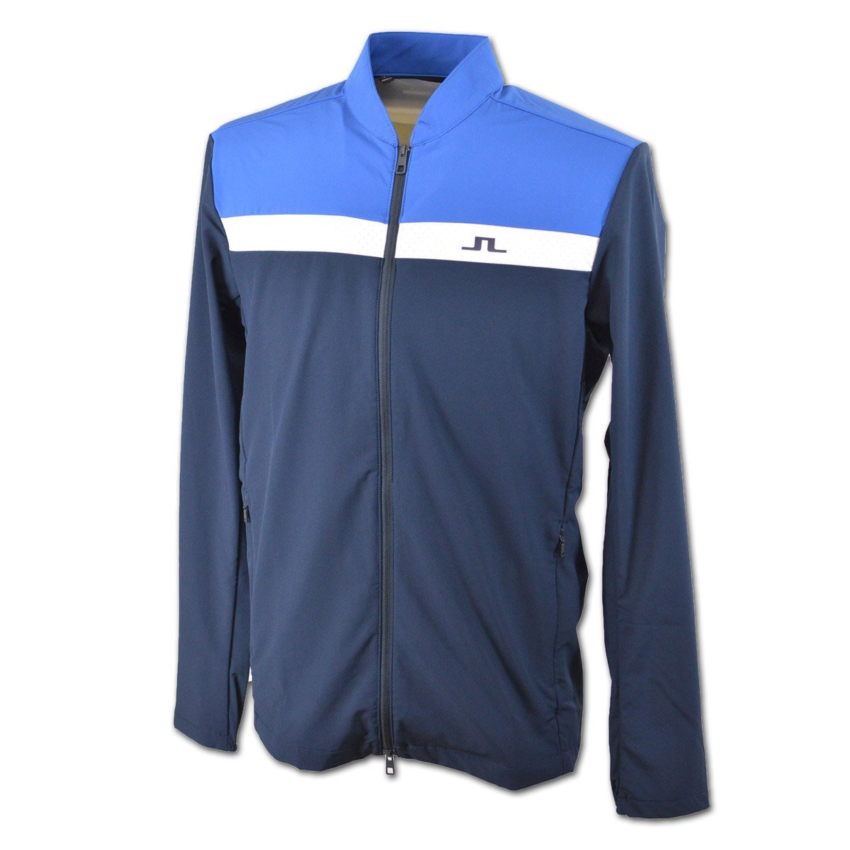 3 discount [J. Lindberg ] men's blouson S(44) navy blue × blue 071-57910-96 J.LINDEBERG Golf autumn winter for stylish good-looking 